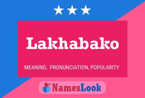 Lakhabako Name Poster