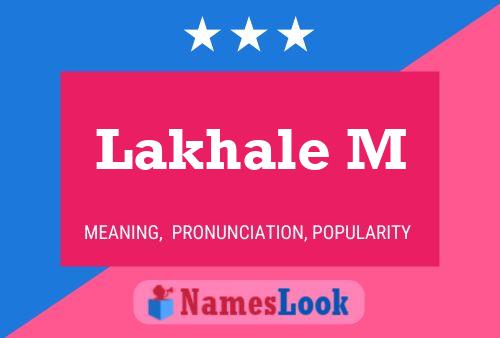 Lakhale M Name Poster