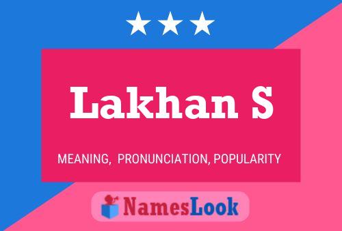 Lakhan S Name Poster