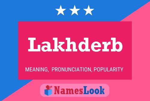 Lakhderb Name Poster