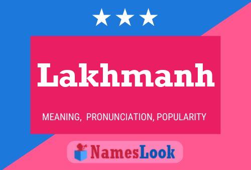 Lakhmanh Name Poster