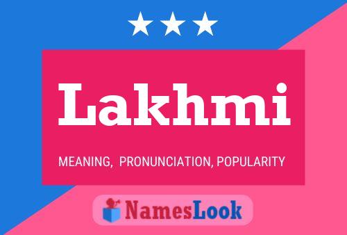 Lakhmi Name Poster