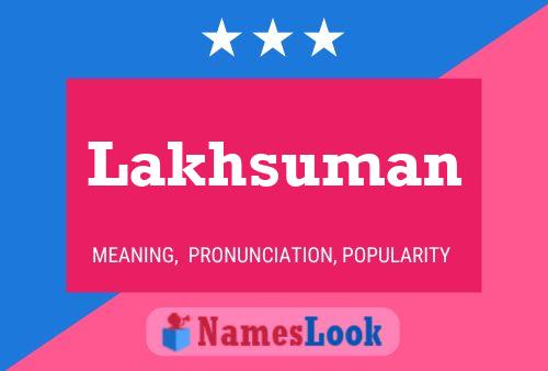 Lakhsuman Name Poster