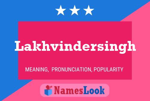 Lakhvindersingh Name Poster