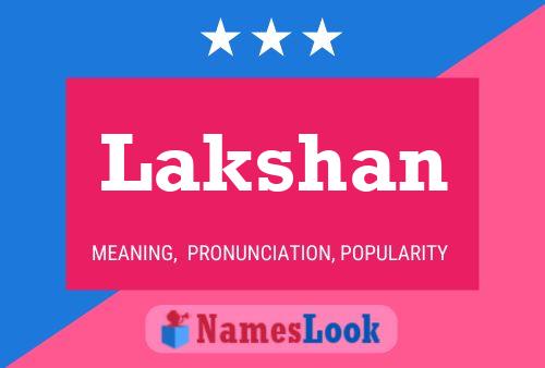 Lakshan Name Poster