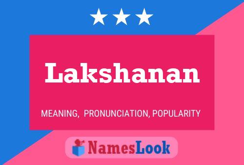 Lakshanan Name Poster