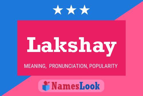 Lakshay Name Poster