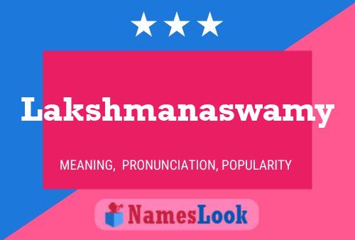 Lakshmanaswamy Name Poster