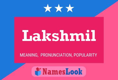 Lakshmil Name Poster