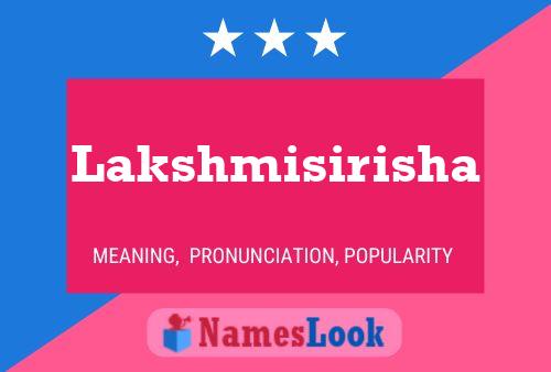 Lakshmisirisha Name Poster