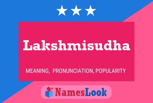 Lakshmisudha Name Poster