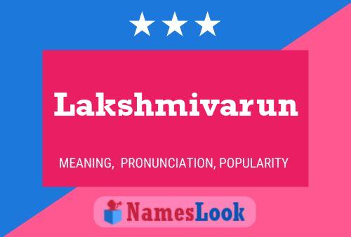 Lakshmivarun Name Poster