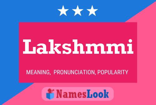 Lakshmmi Name Poster