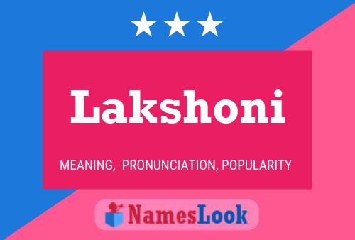 Lakshoni Name Poster