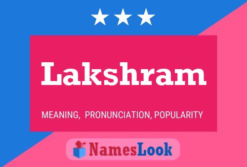 Lakshram Name Poster