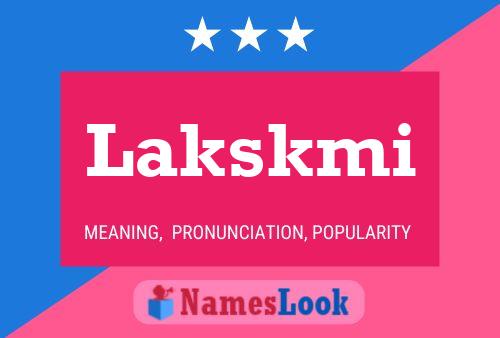 Lakskmi Name Poster