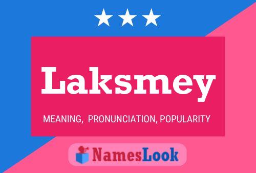 Laksmey Name Poster