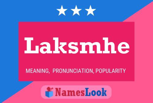 Laksmhe Name Poster