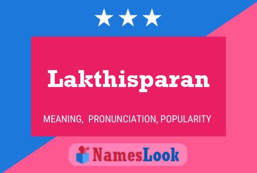 Lakthisparan Name Poster