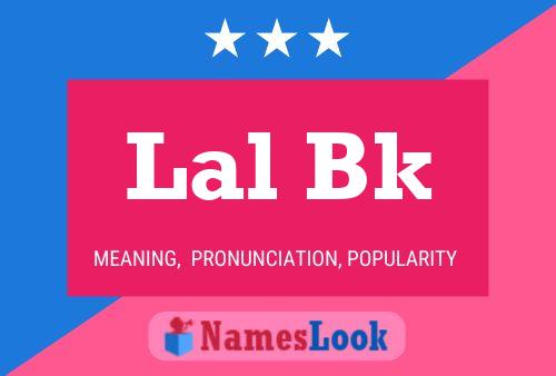 Lal Bk Name Poster