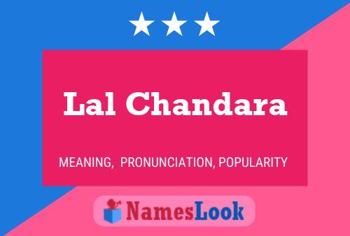 Lal Chandara Name Poster