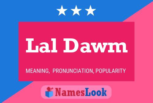 Lal Dawm Name Poster