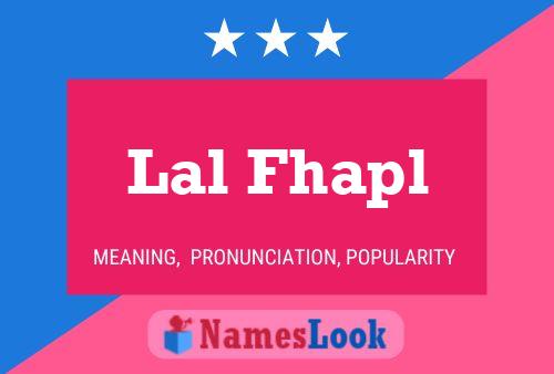 Lal Fhapl Name Poster