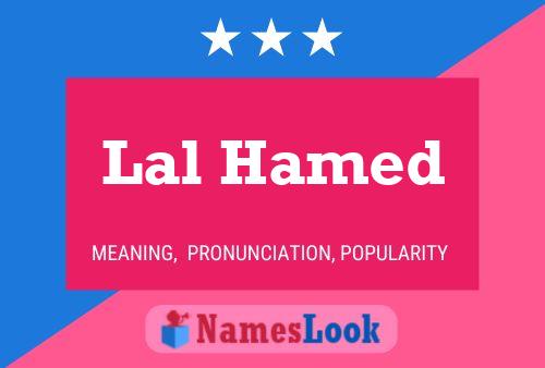 Lal Hamed Name Poster