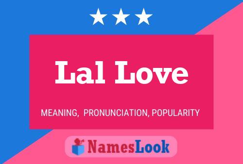 Lal Love Name Poster