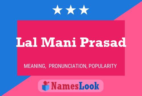 Lal Mani Prasad Name Poster