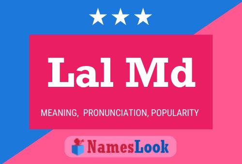 Lal Md Name Poster