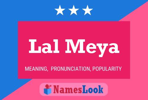 Lal Meya Name Poster