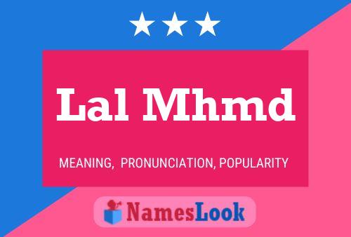 Lal Mhmd Name Poster