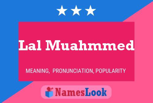 Lal Muahmmed Name Poster