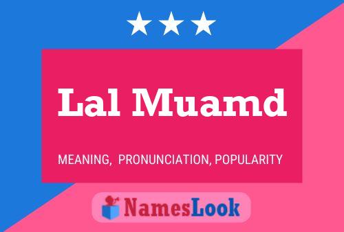 Lal Muamd Name Poster