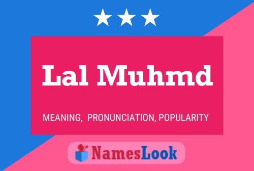 Lal Muhmd Name Poster