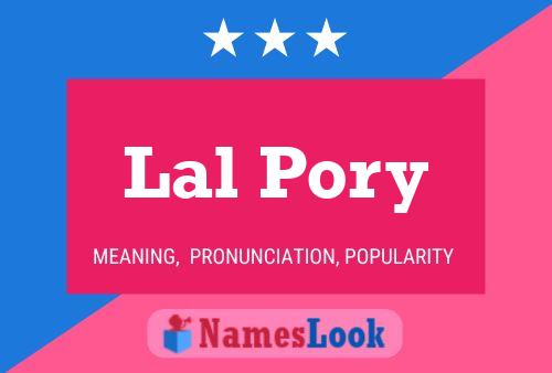 Lal Pory Name Poster