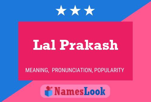 Lal Prakash Name Poster