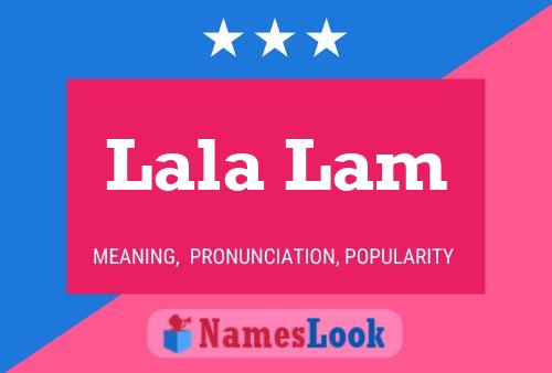 Lala Lam Name Poster