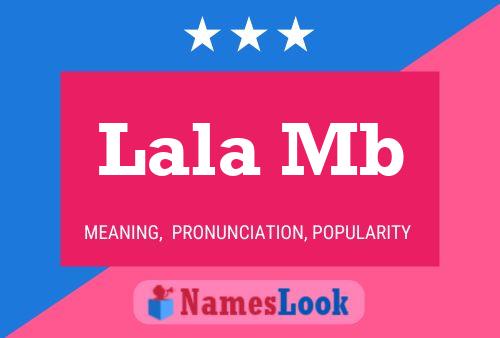 Lala Mb Name Poster