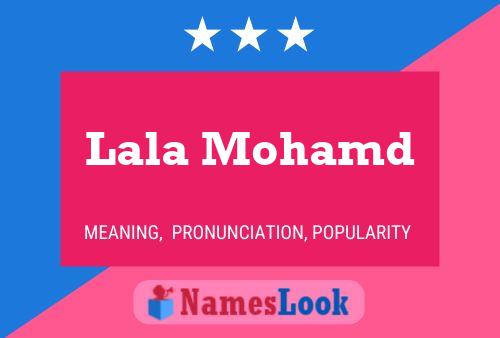 Lala Mohamd Name Poster