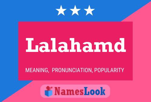 Lalahamd Name Poster