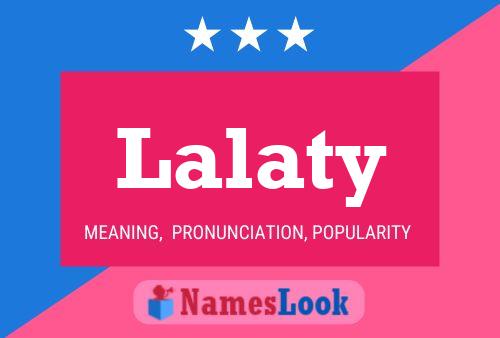 Lalaty Name Poster