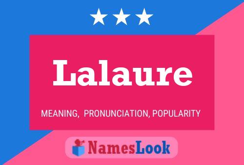 Lalaure Name Poster