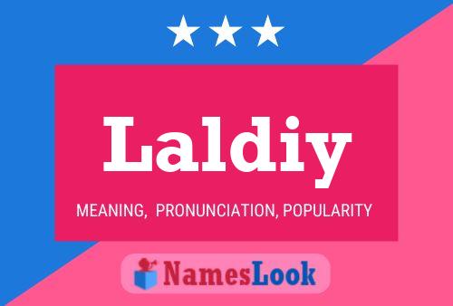 Laldiy Name Poster