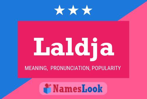 Laldja Name Poster