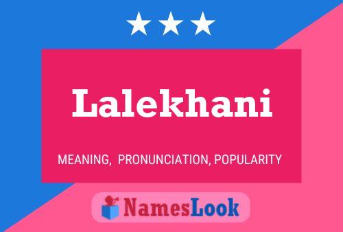 Lalekhani Name Poster