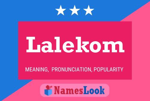 Lalekom Name Poster