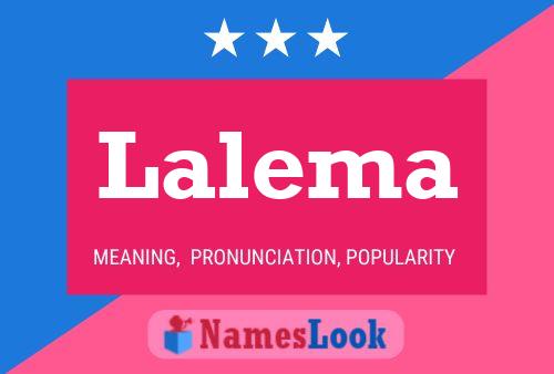 Lalema Name Poster