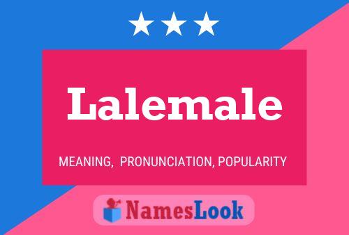 Lalemale Name Poster